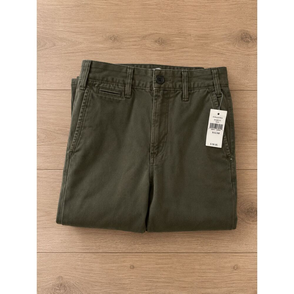 GAP Slim Fit Pants | Men's 31x30 | NWT | Ground Olive Chino Pants